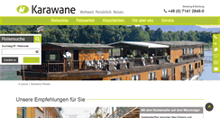 Desktop Screenshot of karawane.de